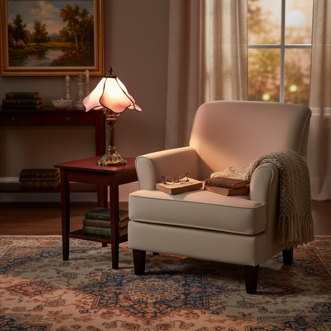 Artificial Baroque LED Table Lamp